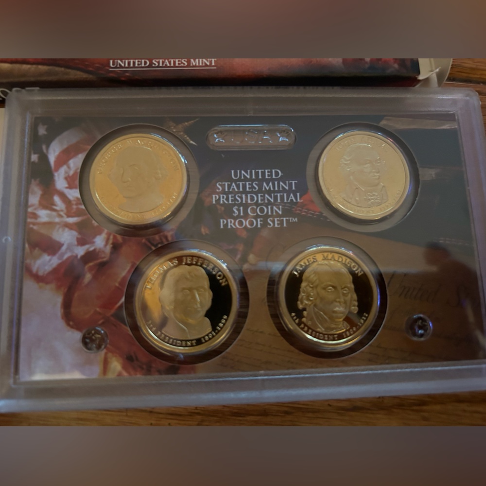 2007 US Mint Presidential $1 coin proof set